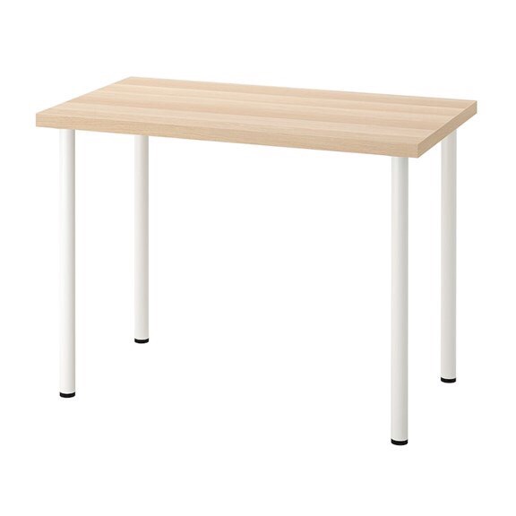 Bàn làm việc học tập chân tròn tinh gọn mặt bàn dày 3cm gỗ MDF cao cấp YAPI-403
