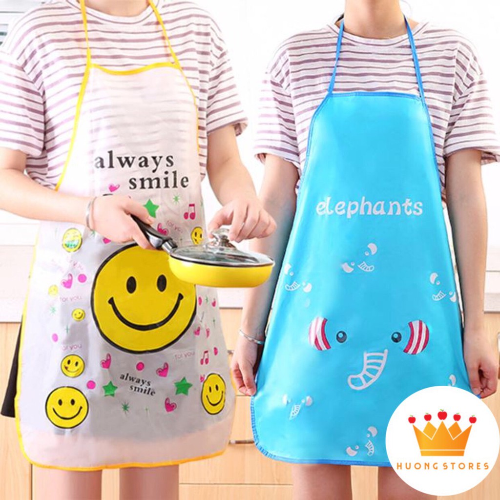 Tạp dề nấu bếp cute chống thấm