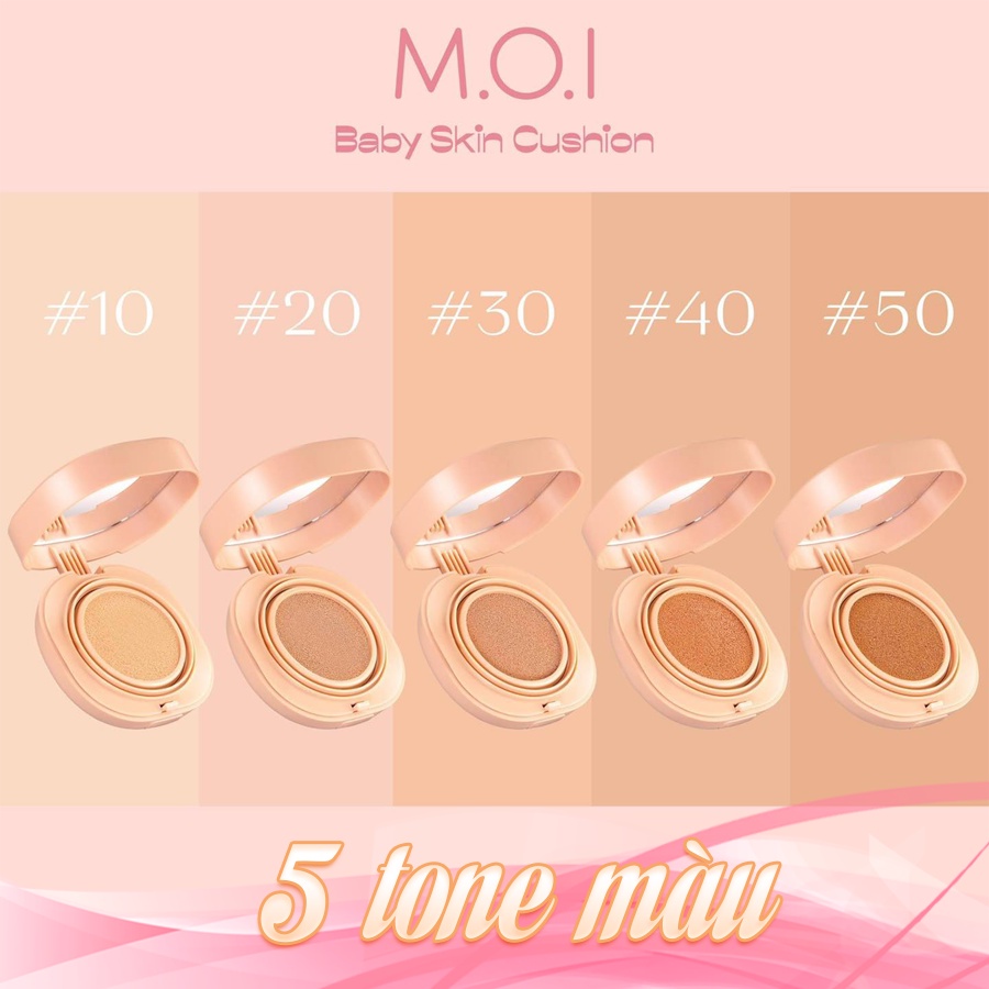 Cushion phấn nước moi Hồ Ngọc Hà Baby Skin Cushion 5 màu