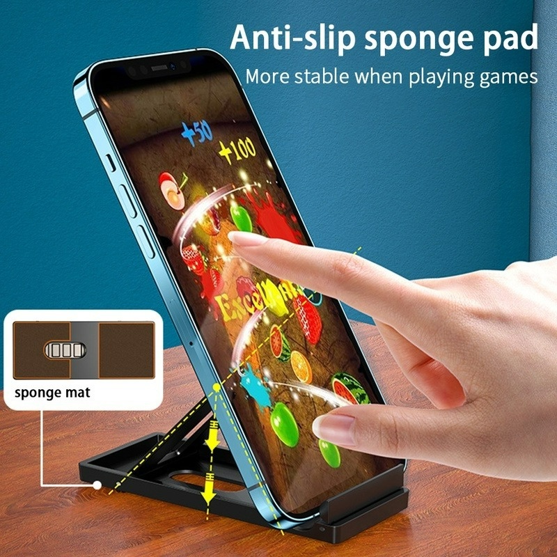 Giá Đỡ Điện Thoại / Máy Tính Bảng Bằng PC Để Bàn Xoay Được Có Thể Điều Chỉnh