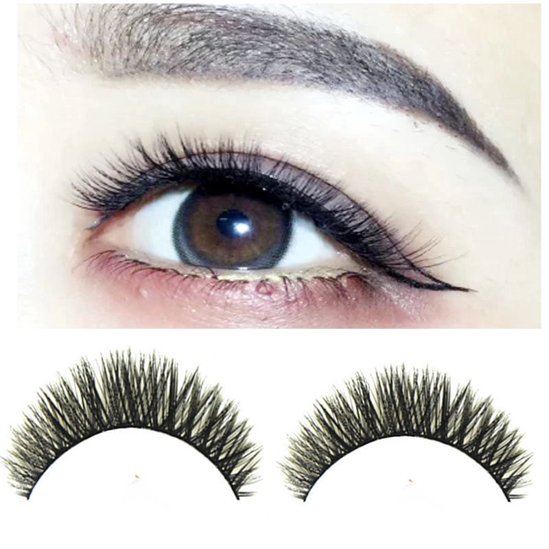[Hàng mới về] Bộ 3 cặp lông mi giả 3D dài và dày tự nhiên làm đẹp dành cho nữ