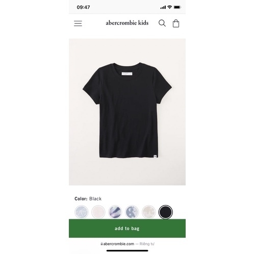 Áo thun Abercrombie Kids