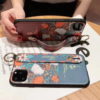 Ốp điện thoại TPU mềm hình hoa có dây đeo tay cho Samsung Galaxy Note 10 plus Note 10