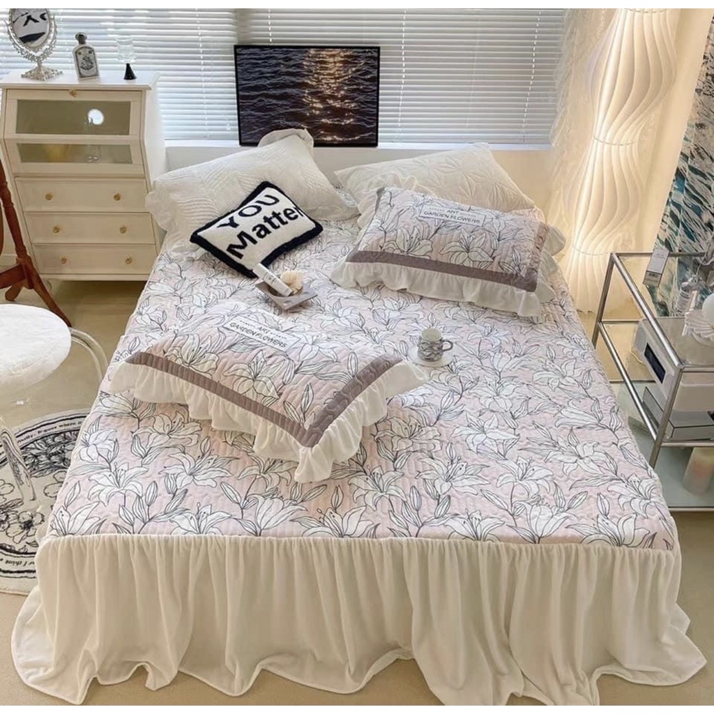Thảm nỉ tuyết tơ siêu mềm mịn có bèo xinh xắn, Chất nỉ siêu lì mềm mượt làm ấm nhanh sẵn đủ kích thước sẵn hàng