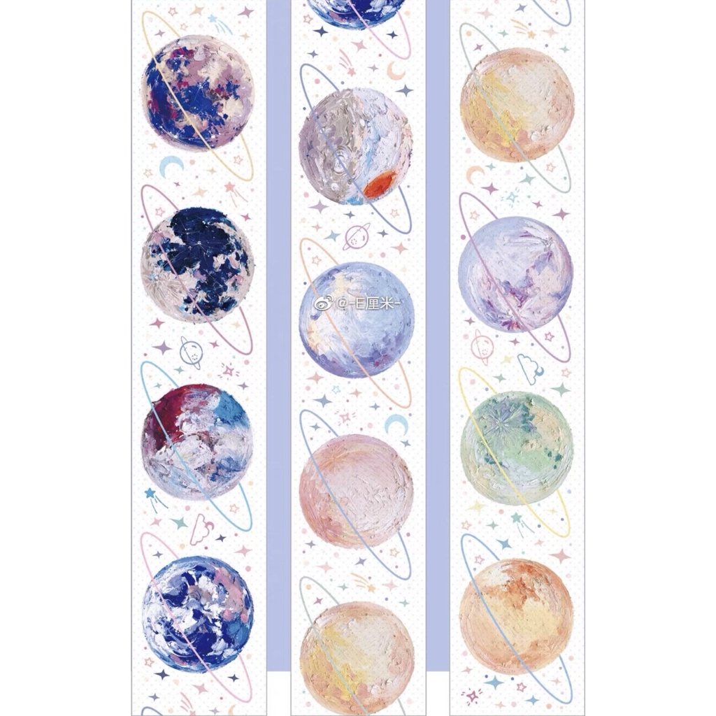 Chiết lẻ chu kỳ 80cm Cuộn các hành tinh Galaxy - Chất pet