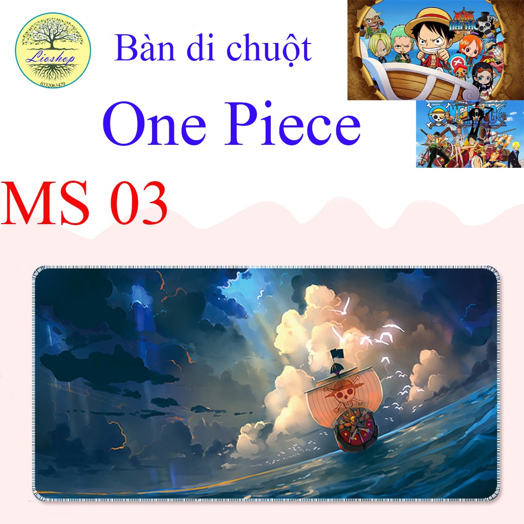 [SIÊU HOT ] Bàn di chuột cỡ lớn, Lót Chuột In Hình One Piece, Miếng Lót Chuột cỡ lớn, BẢO HÀNH 6 THÁNG