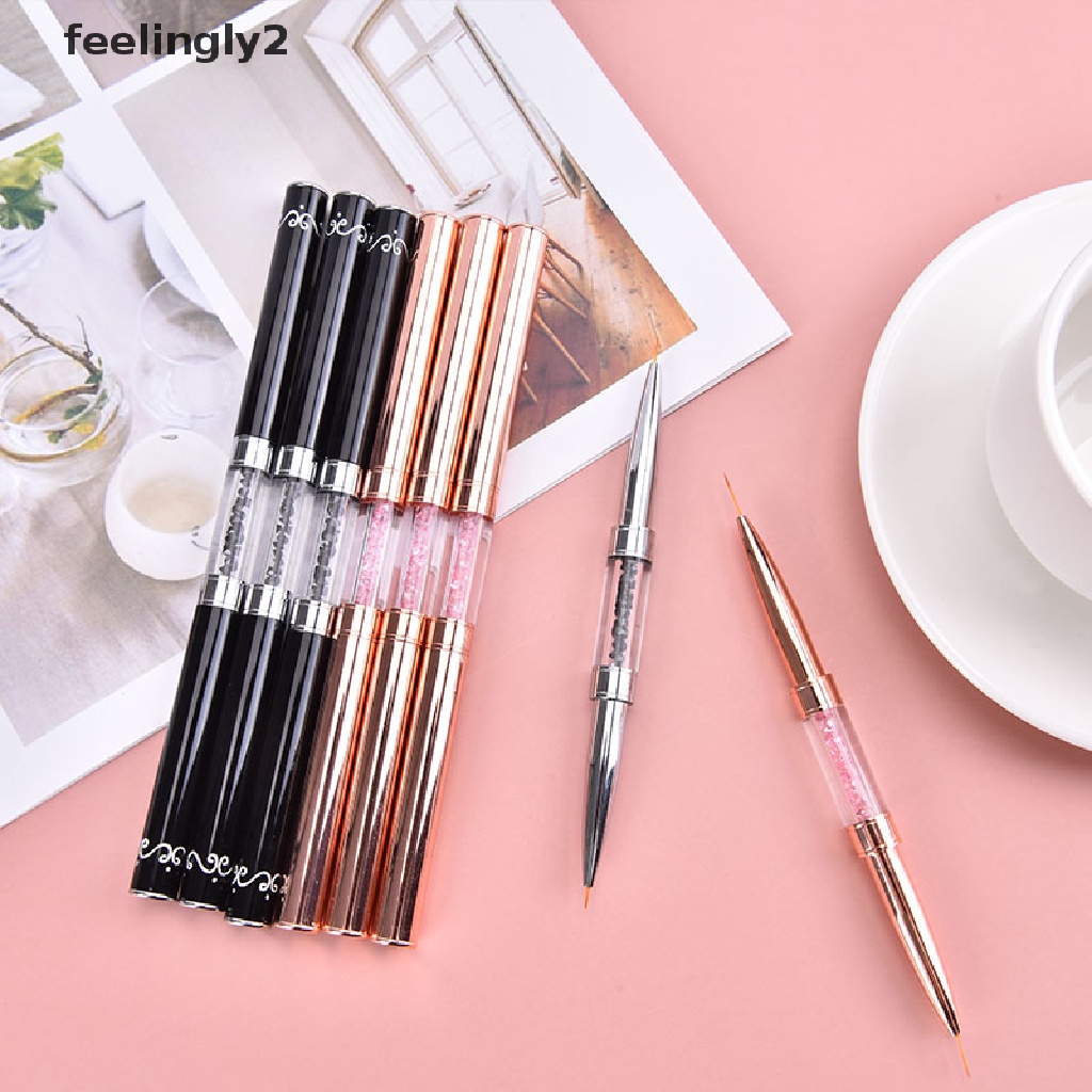 1 Cọ Vẽ Móng Hai Đầu Có Dây Kéo Tiện Dụng