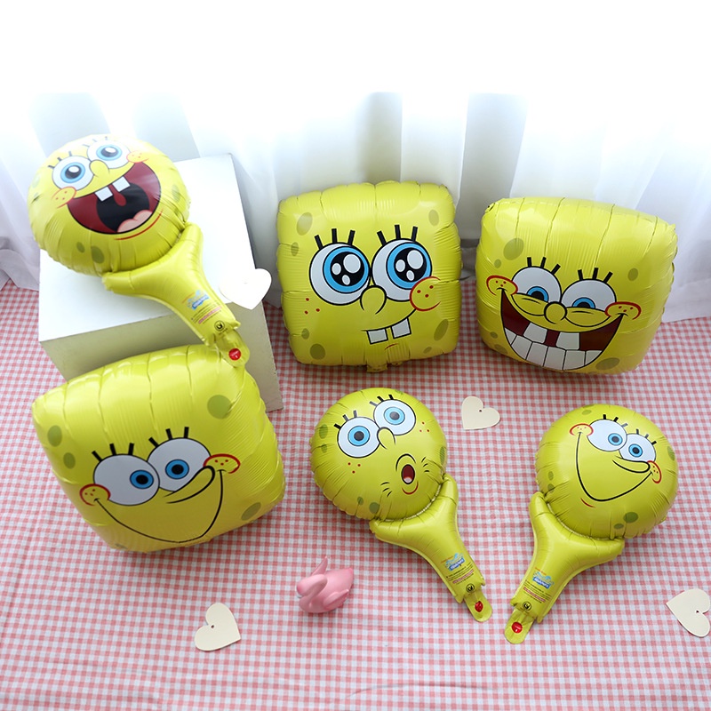 Bong Bóng Trang Trí Phòng Trẻ Em Hình Bọt Biển Hoạt Hình