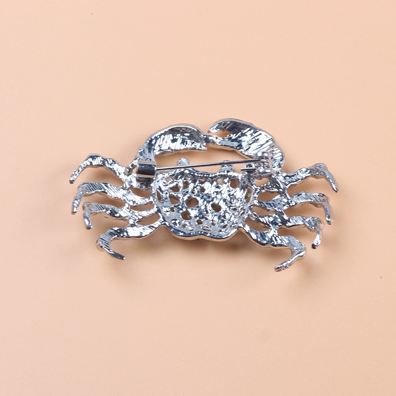 Ghim Cài Áo Hình Con Cua Đính Đá Sang Trọng