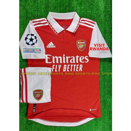 Bộ áo bóng đá Ars – Arsenal đỏ Super bodyfix Thailand mùa giải 2022-2023 Giống thi đấu