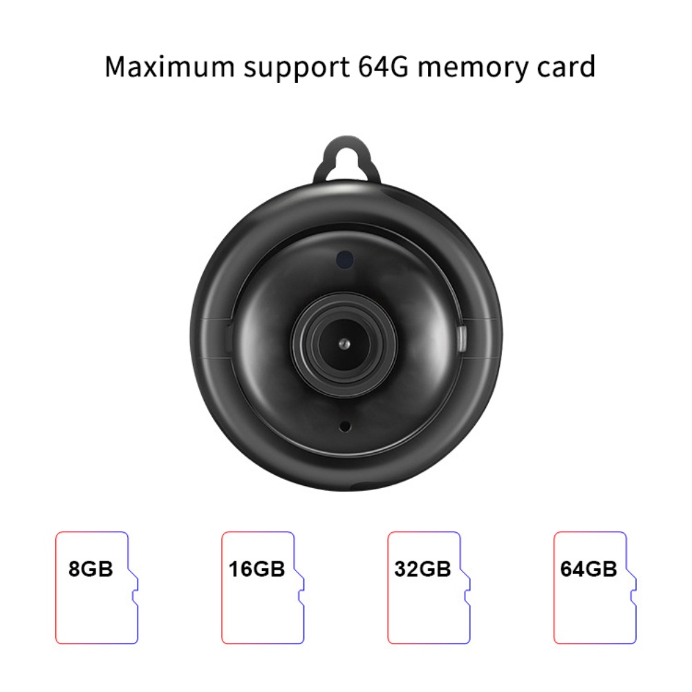 Camera mini WiFi không dây Giám sát wifi góc rộng HD 1080P V380 - với tầm nhìn ban đêm bằng tia hồng ngoại với chế độ xem từ xa | WebRaoVat - webraovat.net.vn