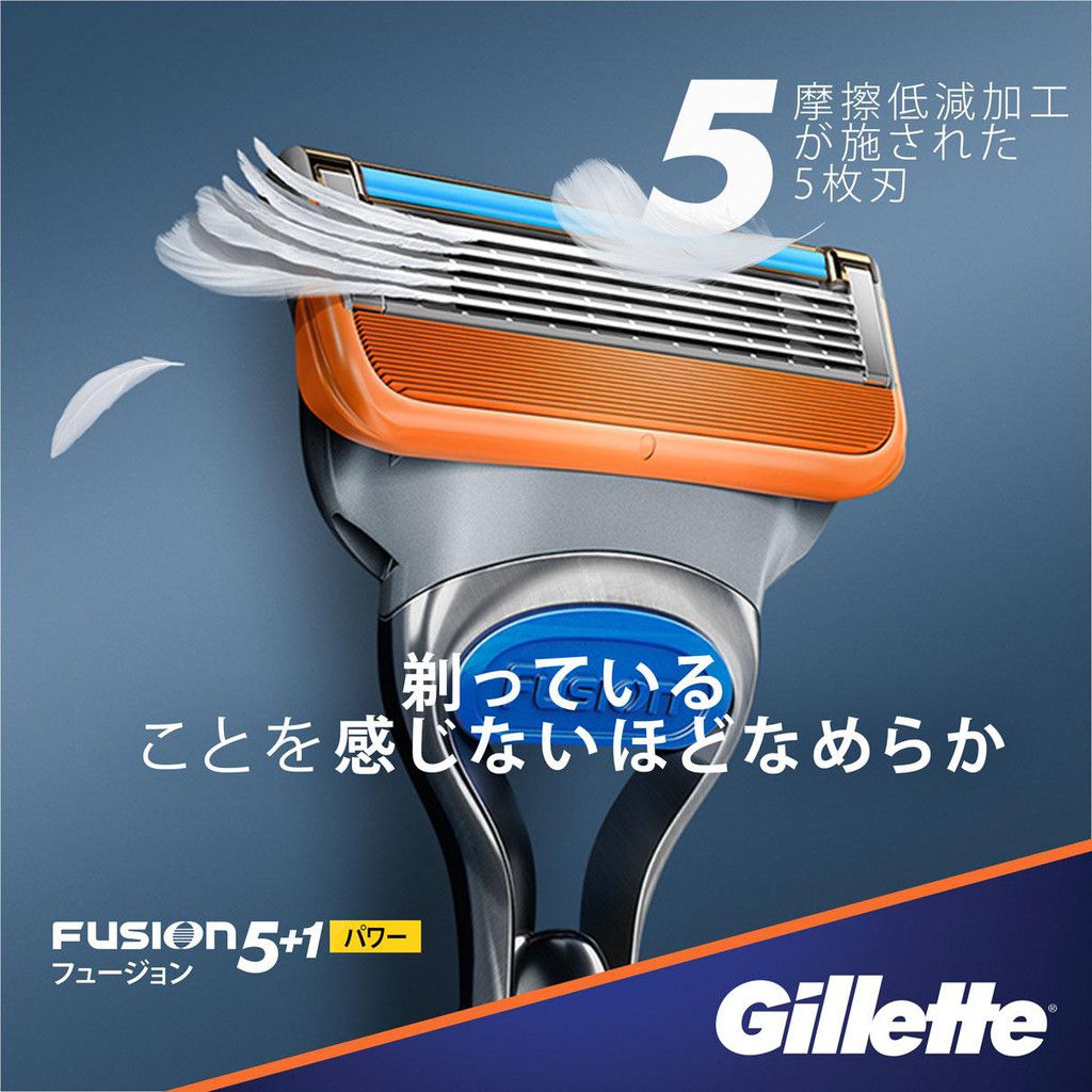 Lưỡi dao cạo râu Gillette Fusion 5 (Vỉ 04 lưỡi)