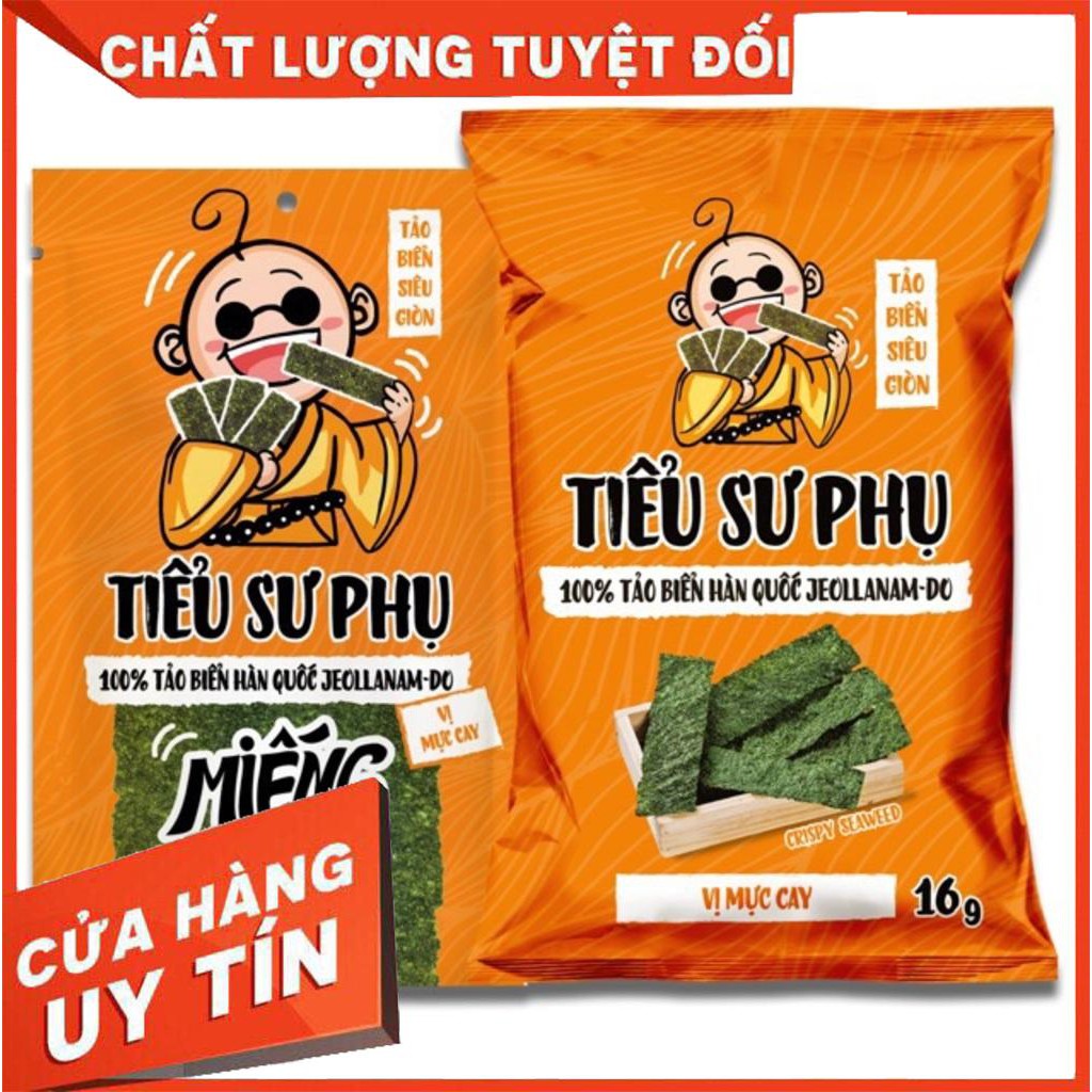 Snack tảo biển Tiểu Sư Phụ - gói 16g