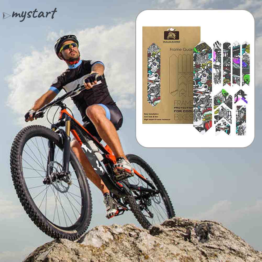 Miếng Dán Bảo Vệ Phuộc Trước Xe Đạp Leo Núi Hình 3D
