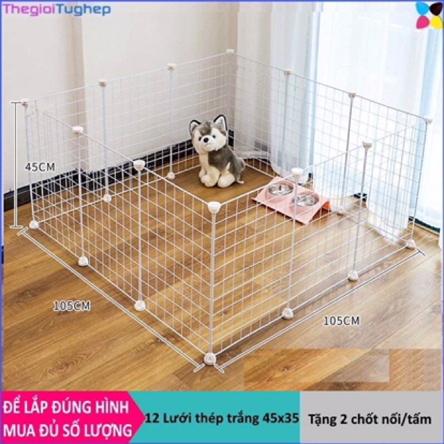 [TẶNG CHỐT GẮN- BÁN THEO TẤM] CHUỒNG QUÂY CHÓ MÈO SIÊU HOT