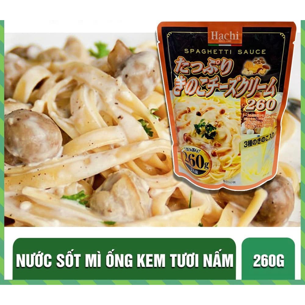 Sốt Mì Ý Nhật Bản – Sốt mì Spaghetti Hachi – Sốt cà chua thịt bằm/ sốt rau củ / sốt nấm kem tươi - Hàng Nội Địa Nhật