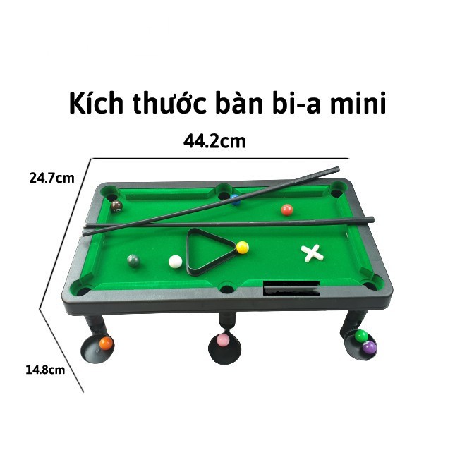 Bida Mini giá rẻ cho trẻ em và người lớn, 10 bi Đánh Số