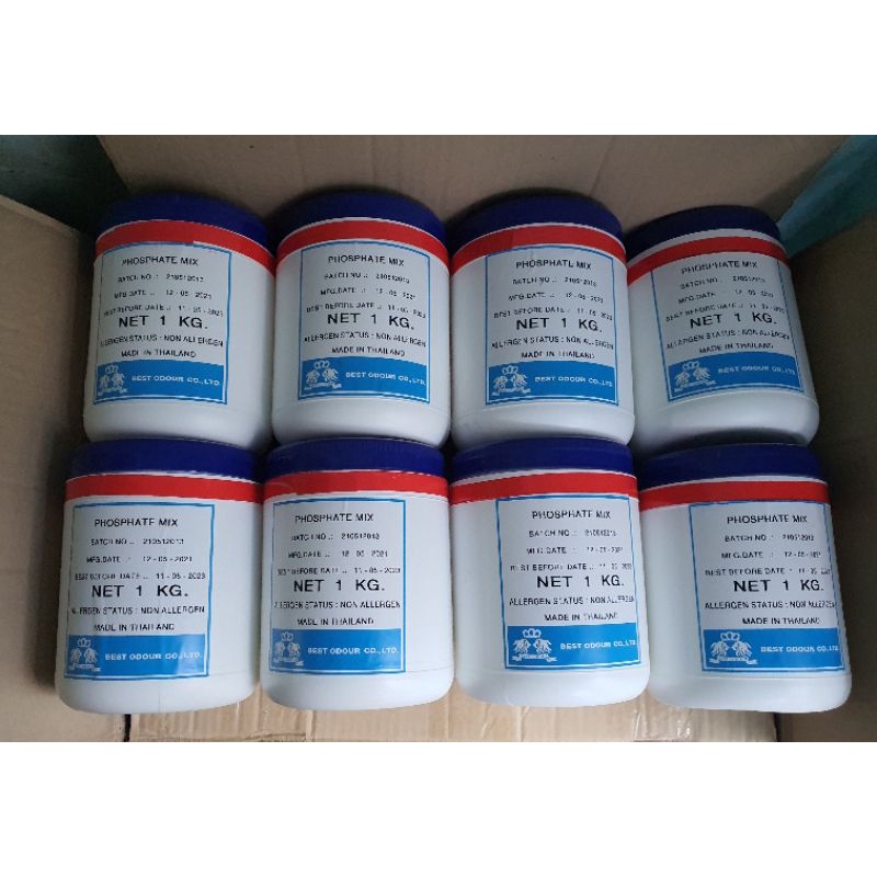 PHỤ GIA LÀM CHẢ LỤA PHOSPHATE MIX THÁI LAN HỘP 1KG