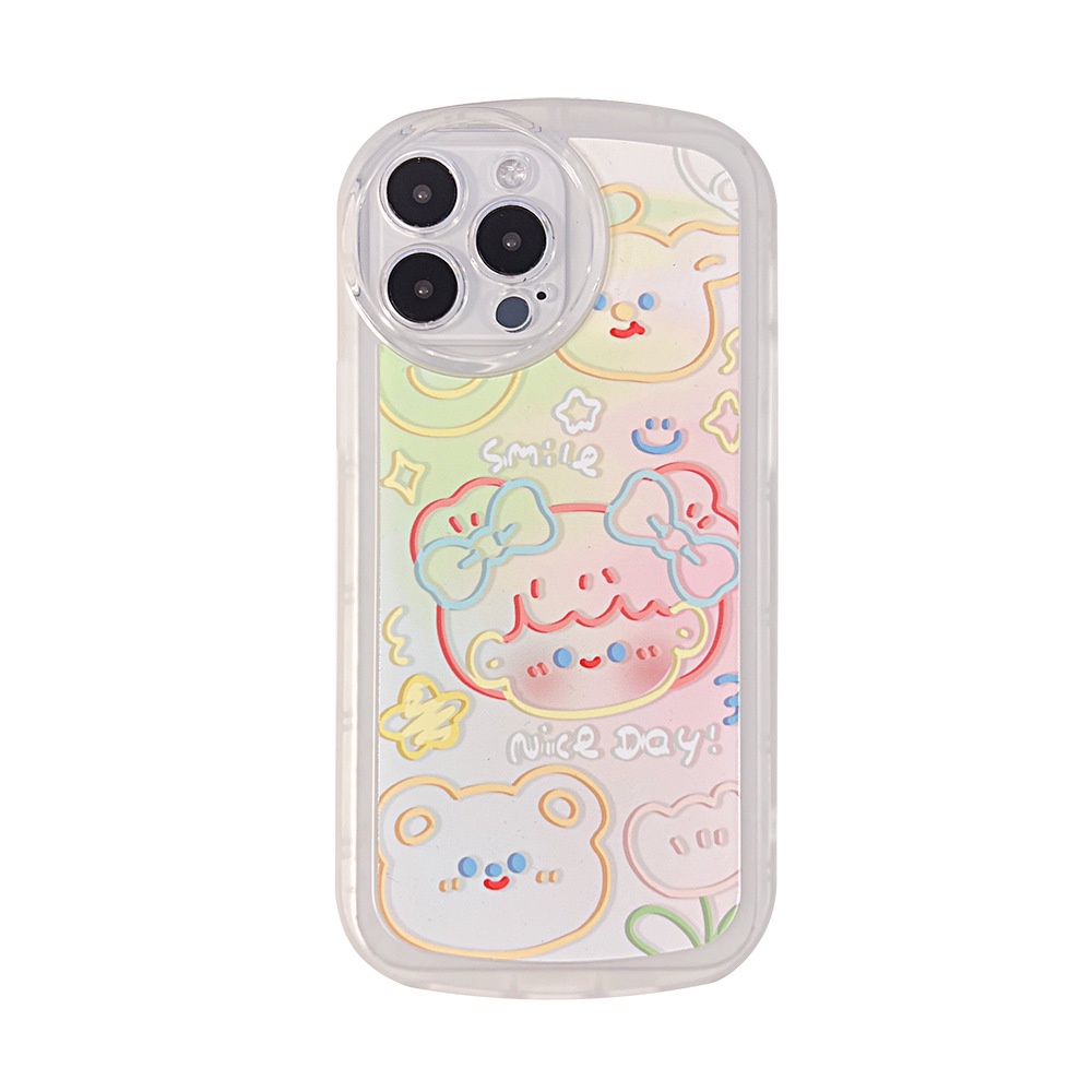 Ốp Điện Thoại tpu Dẻo + Silicon In Hình Cô Gái Đáng Yêu Cho iphone 11 12 13 pro max mini XR XS 7 8 plus