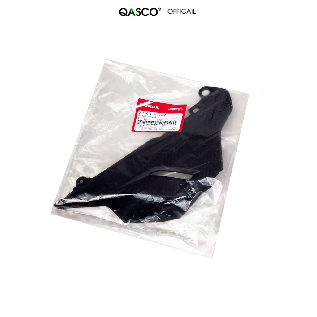 Nhựa nhám ốp dưới sườn phải HONDA Blade 110 các đời  QA(64560K57V00ZA) _( 6B 3H)