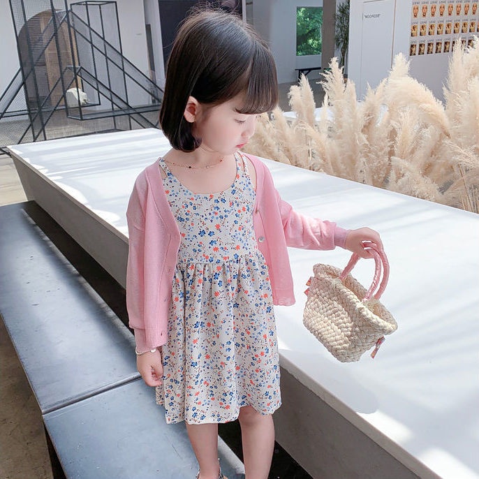 [Hàng Mới Về] Áo Dệt Kim Mỏng Có Mũ Trùm Thoáng Khí Thoải Mái Phong Cách Mùa Hè Cho Bé Gái