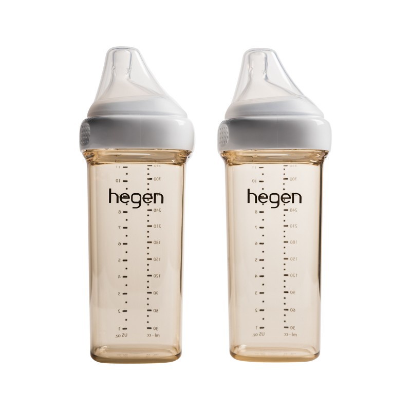 Bộ 2 Bình sữa Hegen PPSU 330ml núm ti dành cho bé trên 6 tháng tuổi