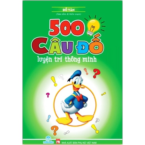 Sách - 500 câu đố luyện trí thông minh