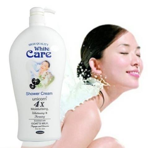 [SALE OFF ] Sữa tắm dê White Care trắng mịn 1200ml – hàng Thái Lan Chính Hãng