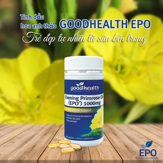 Tinh dầu hoa anh thảo goodhealth Evening primrose Oil 1000mg  ngăn ngừa lão hoá ,cải thiện lão hoá da.