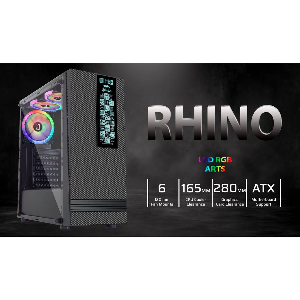 Vỏ máy tính Case Jetek RHINO