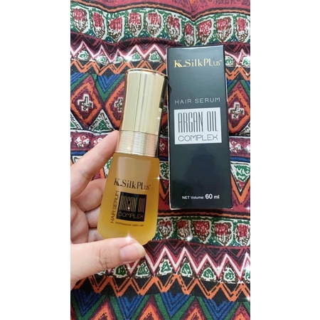 Serum dưỡng bóng tóc K.Silk Plus Argan Oil Complex 60ml