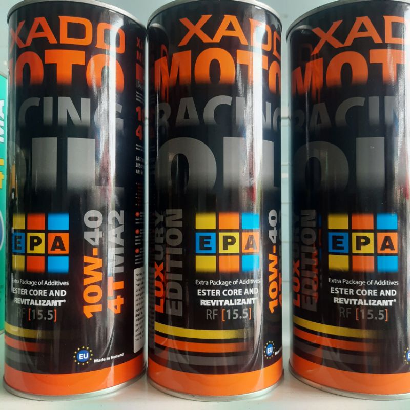 Dầu nhớt XADO 15:5 LUXURY MOTO RACING 4T MA2 10W40
