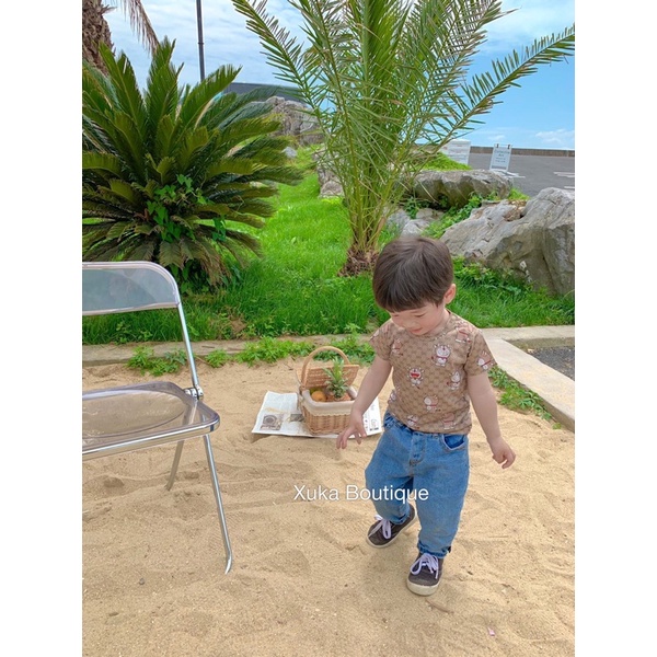 Áo Phông Cộc Tay GC QCCC Cực Chất cho bé 1-5 Tuổi [Ảnh Thật]