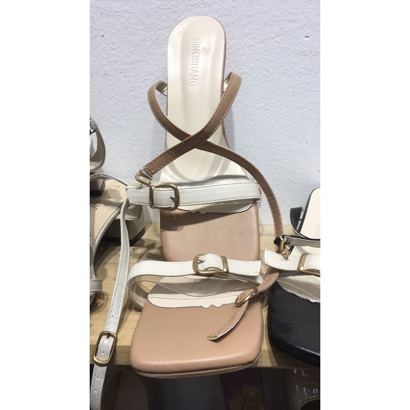 Sandal mũi vuông ulzzang Dorae tôn dáng 3 phân