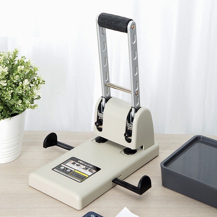 MÁY BẤM 2 LỖ DELI 0130