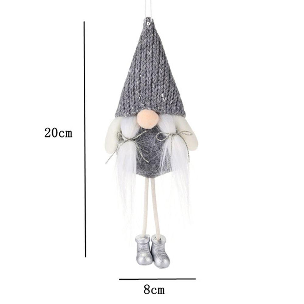 Búp Bê Đính Kim Sa Chân Dài Trang Trí Cây Thông Giáng Sinh