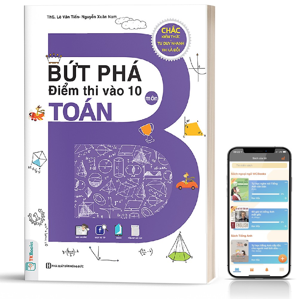 Sách - Bứt Phá Điểm Thi Vào 10 Môn Toán