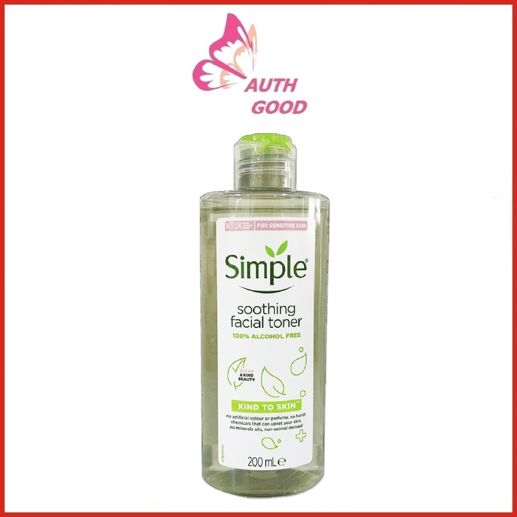 Nước hoa hồng 💖FREESHIP💖 Nước hoa hồng Simple UK giảm mụn kiểm soát dầu
