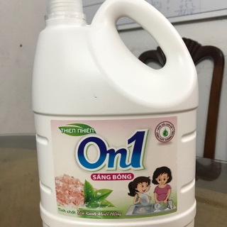 NƯỚC RỬA CHÉN ON1 TRÀ XANH MUỐI HỒNG, CHANH SẢ 3,8kg