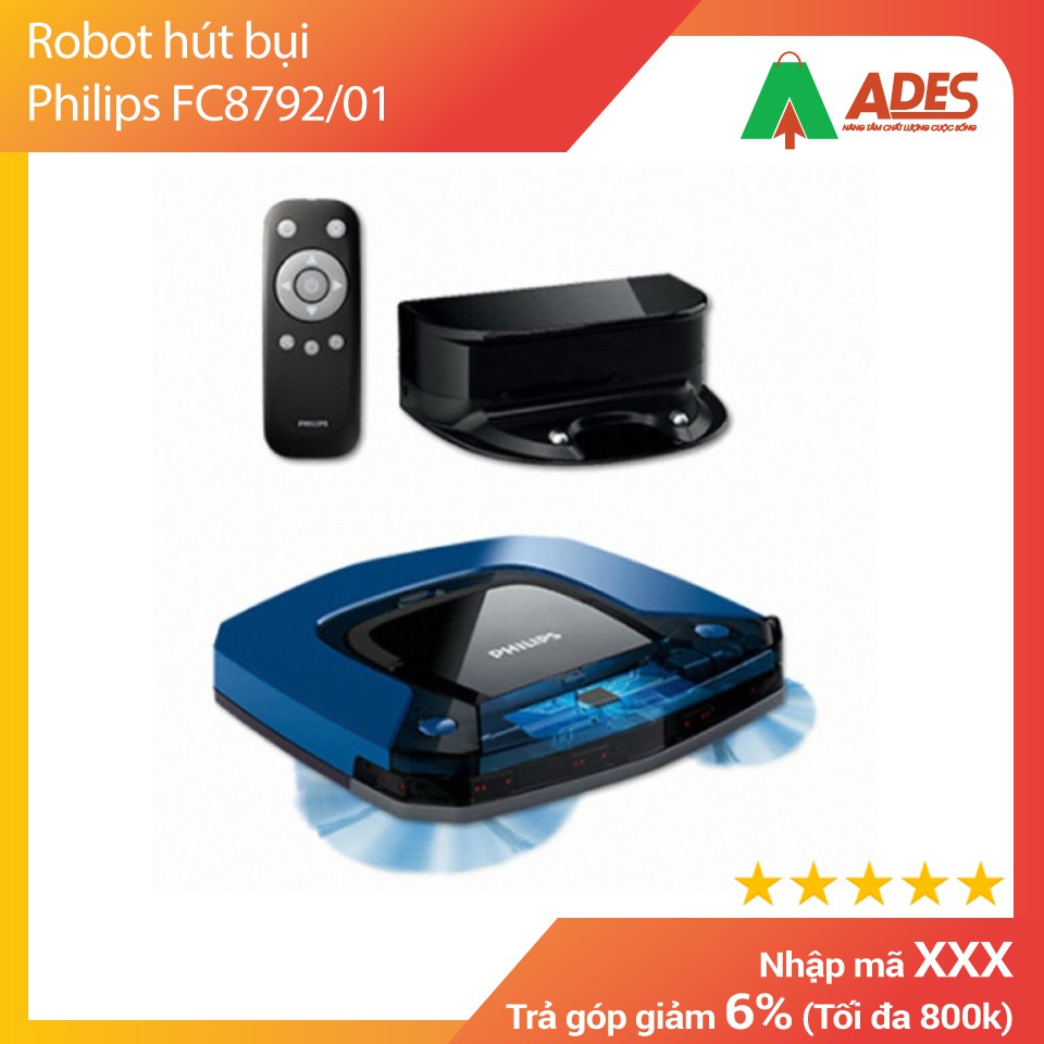 [Mã 154ELSALE2 giảm 7% đơn 300K] Robot hút bụi Philips FC8792/01 | Chinh hãng, Giá rẻ