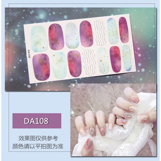 Decal dán móng tay chống thấm nước da105-108