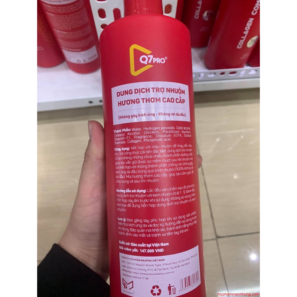 OXY TRỢ NHUỘM Q7 PRO
