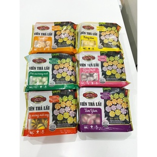 Viên thả lẩu bánh bao lacusina 500g full vị