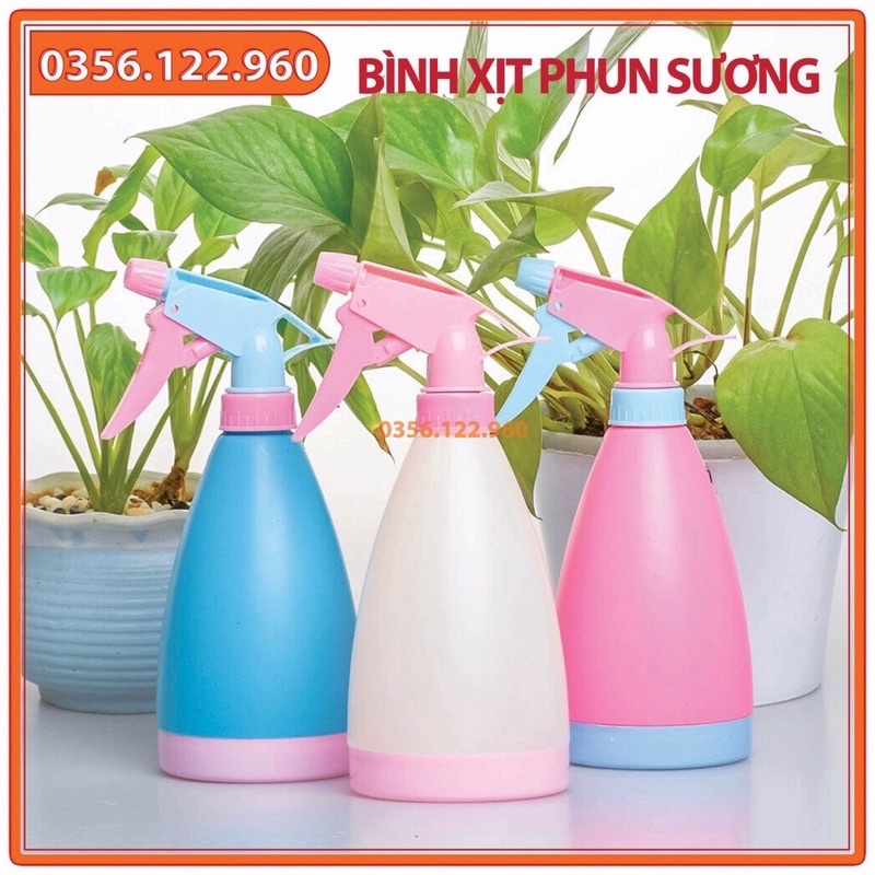 Bình xịt tưới cây 500ml 2 chức năng phun sương_phun tia_Bình xịt nước kiêm xịt rửa kính