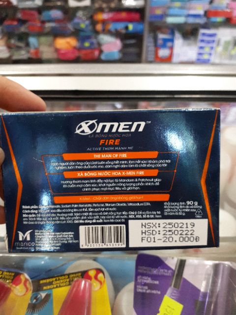 Xà bông cục Xmen 90g mùi ngẫu nhiên