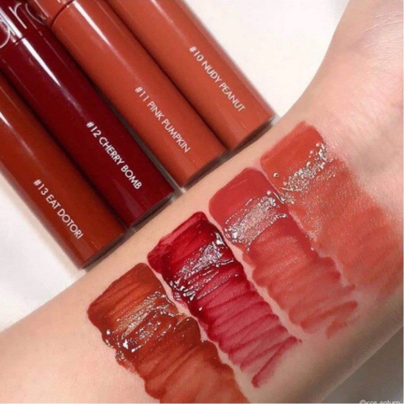 [Mẫu Mới] Son Kem Bóng Romand Màu Hồng Đất Juicy Velvet Tint 11 Pink Pumpkin