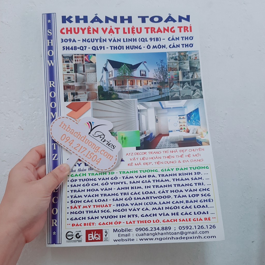 Nhận in catalogue In Bạch Dương