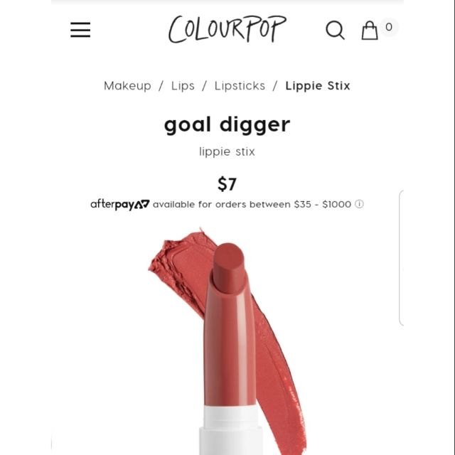 BAO BÌ MỚI [COLOURPOP] LIPPIE STIX GOAL DIGGER | BigBuy360 - bigbuy360.vn