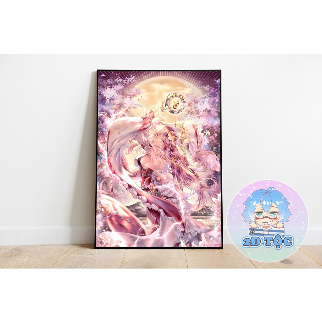 ẢNH POSTER A3 DÁN TƯỜNG CAO CẤP YAE MIKO (6) GAME GENSHIN IMPACT BY 2D TỘC SHOP