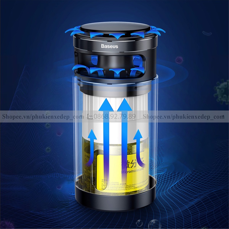 Bộ lọc không khí [FREESHIP] cho xe hơi Baseus Micromolecule Formaldehyde Purifier